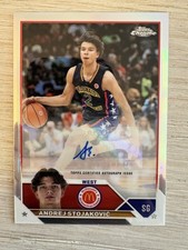 2023 Topps Chrome McDonald’s All American Autos - Andrej Stojakovic Refractor