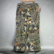 Vintage Jerzees Outdoors Pants Mens XL Camo Mossy Oak Break Up Hunting Deadstock