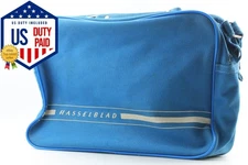 Rare [Near MINT] Hasselblad Vintage Retro Blue Canvas Shoulder Camera Bag JAPAN