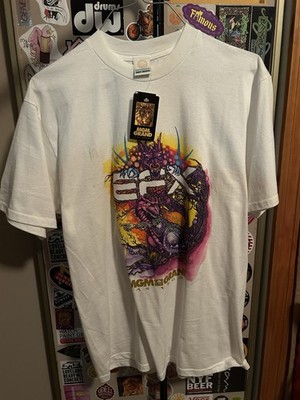 MGM Grand Las Vegas Graphic White Men's Regular T-Shirt Size L Cotton Jersey
