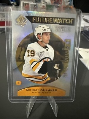2025-26 Upper Deck Spa Future Watch Level 1 Spectrum  Michael Callahan