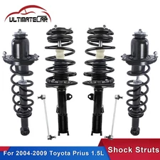 Set 6 Front & Rear Struts Shocks w/ Sway Bars Links For 2004-2009 Toyota Prius