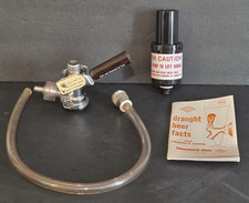 Beer Keg Tap Pump, Coupler, and 5/16" Tubing w/ Booklet