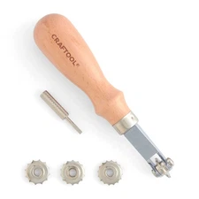 Craftool Spacer Set System with 4 Wheels 5, 6,7 and 8  #8091-00 by Tandy Leather