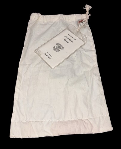 The LL Knickerbocker Bear Mussola Borsa Portaoggetti Resistente Vintage Mullbeary - Foto 8 di 8
