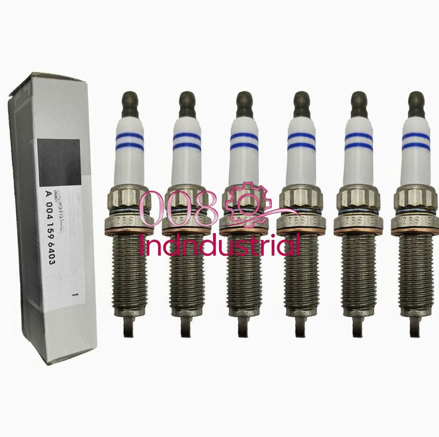 6Pcs Iridium Spark Plug A0041596403 Fit For E350 V6 3.5L 2012-2016