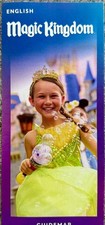 NEW 2025 Walt Disney World Theme Park Guide Map Magic Kingdom