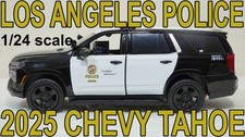 124 Los Angeles Police Department 2025 Tahoe With Lights Siren See Description