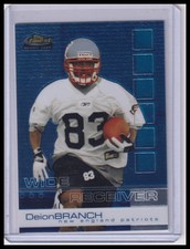 2002 Topps Finest Deion Branch RC Base #103 Rookie New England Patriots