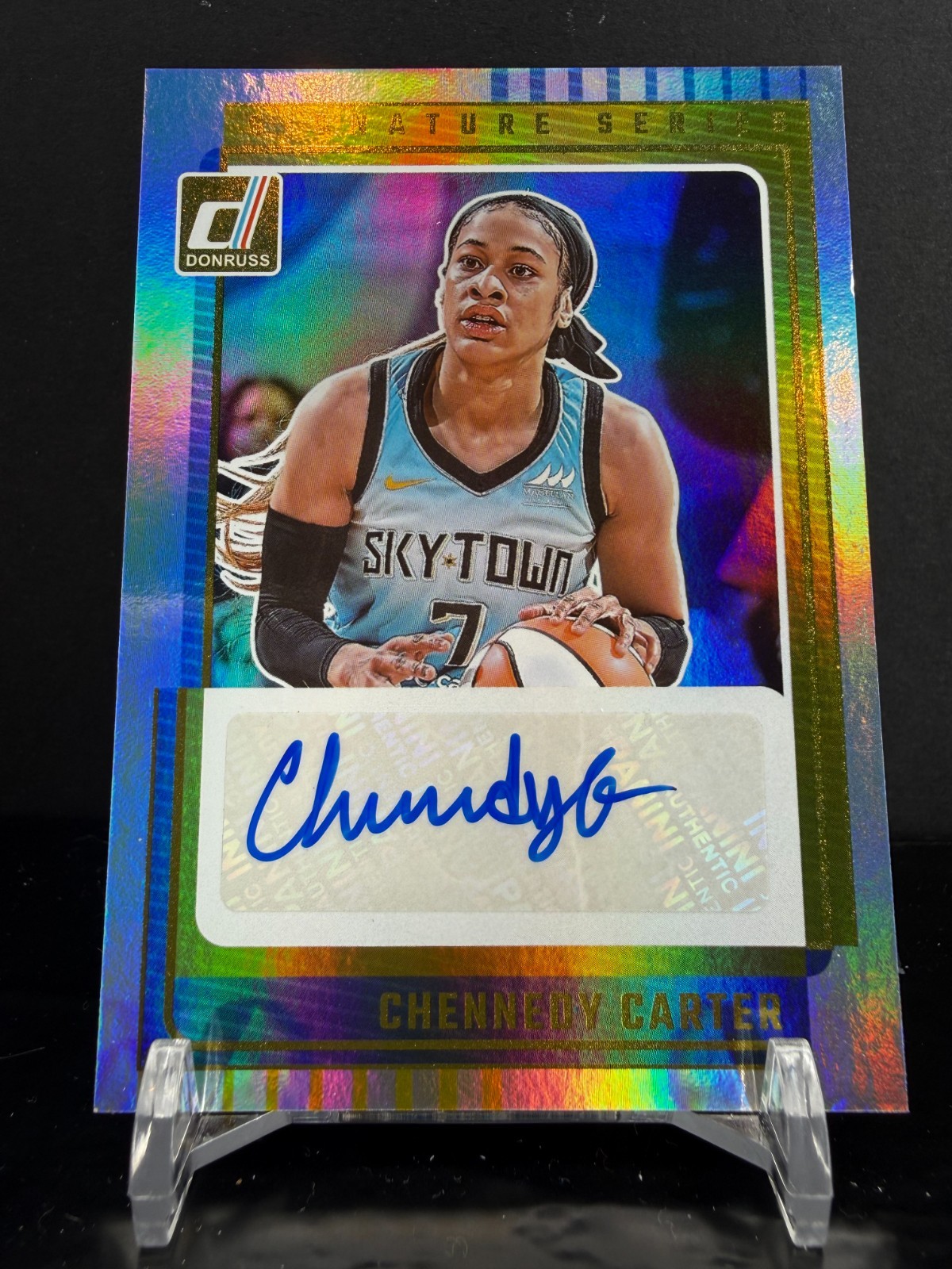 CZE105 - 2025 Panini WNBA Donruss - Chennedy Carter #SS-CCt - Signature - Prizm