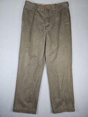 Timberland Pants Men's 35x33 Olive Green Heavy Duty Chino Work Outdoor Rugged