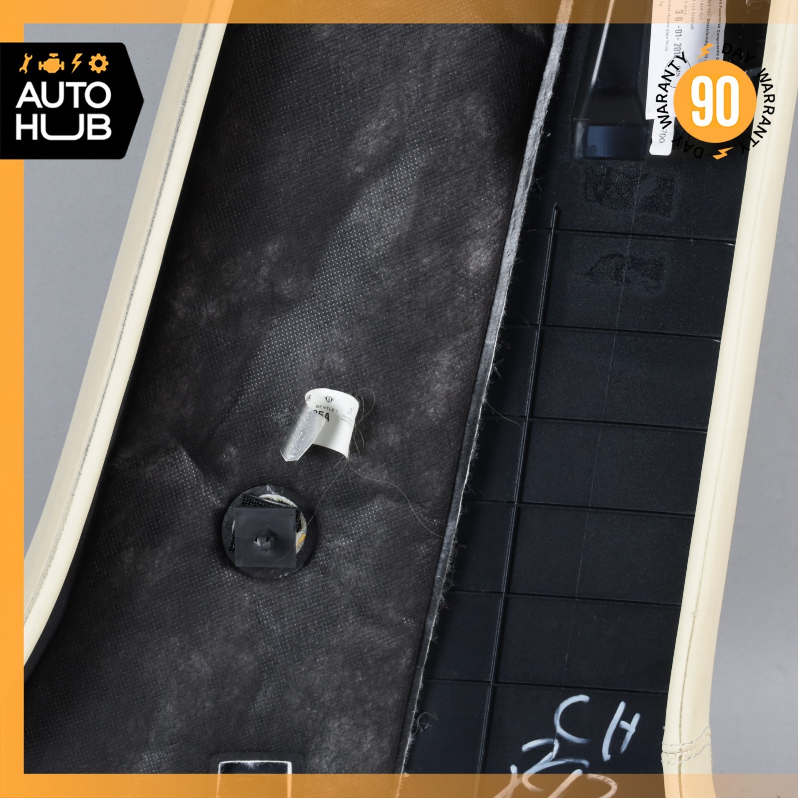 14-18 Bentley Flying Spur Left Side B-Pillar Cover Trim 3W5867335A OEM 40k