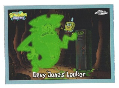 2025 Topps Chrome Spongebob Squarepants Schwammkopf Davy Jones Locker Refractor