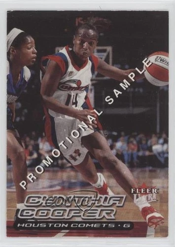 2000 Fleer Ultra WNBA Promotional Sample Cynthia Cooper #1 HOF