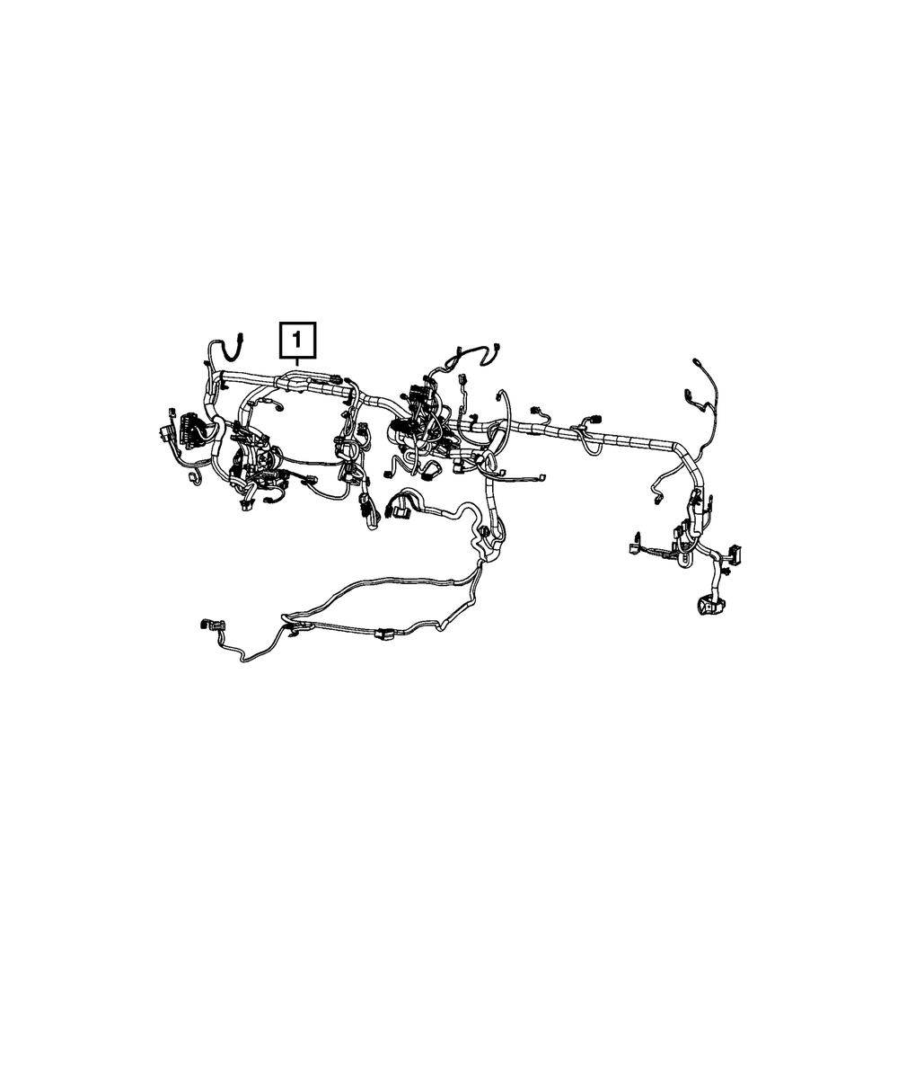 Genuine Mopar Instrument Panel Wiring 68519934AA