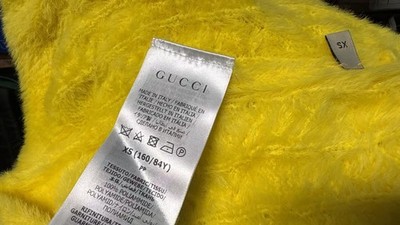 Gucci Adidas Cable-Knit Embroidered Short-Sleeve Pullover Sweater