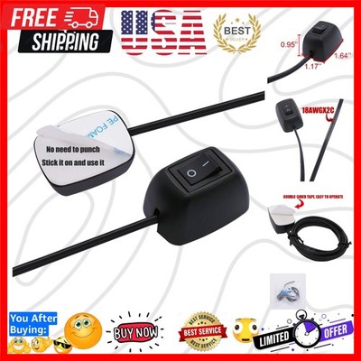 Paste Type Car Push Button Switch ON/Off DC12V Surface Mount Water Drop Shape...