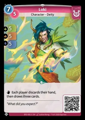 Altered Beyond The Gates Card #081-C Loki - UNSCANNED