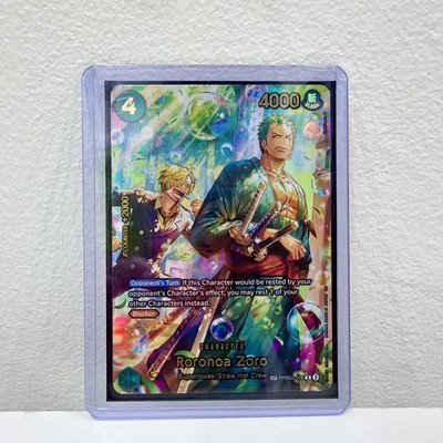 Roronoa Zoro PRB02-006 SP Alternate Art Azure Sea's Seven One