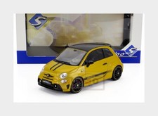 1:18 SOLIDO Fiat Nuova 500 Abarth 595 2022 Yellow Met Black SL1811306 MMC