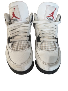 Jordan Air Jordan 4 Retro OG (GS) Summit White Fire Red Boys 5Y Sneakers