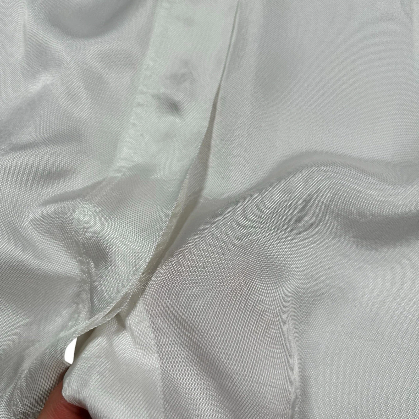 T Alexander Wang camicia senza maniche abito bianco taglia 8