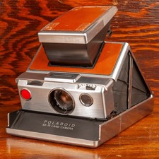 Polaroid SX-70 Instant Folding Land Camera Tested Working W Case