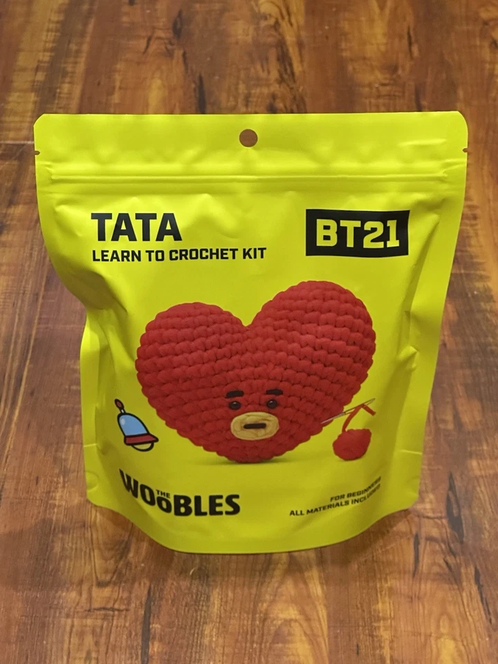 Woobles TATA Red Heart BT21 набор для начинающих научиться вязать крючком - новый - бесплатная доставка - Изображение 2 из 4