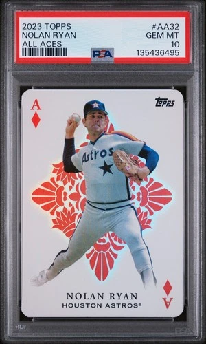 Nolan Ryan LOW POP - 2023 Topps Topps All Aces #AA32 PSA 10 GEM MINT - ASTROS