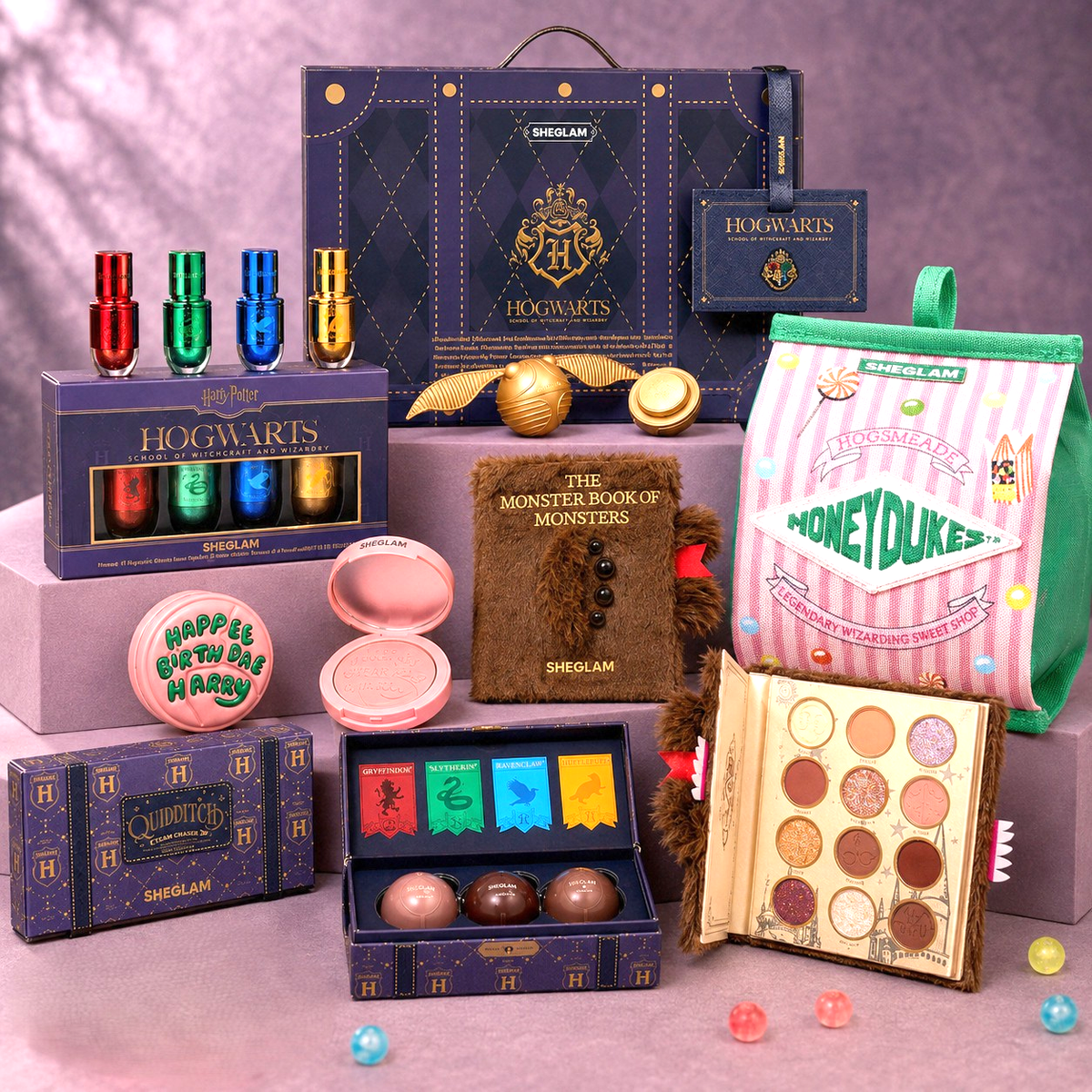 新品未使用Harry Potter×SHEGLAM フルコレクションセット2.0 HARRY POTTER Full Box Collection Sheglam MAKEUP SET 2.0 plus FREE