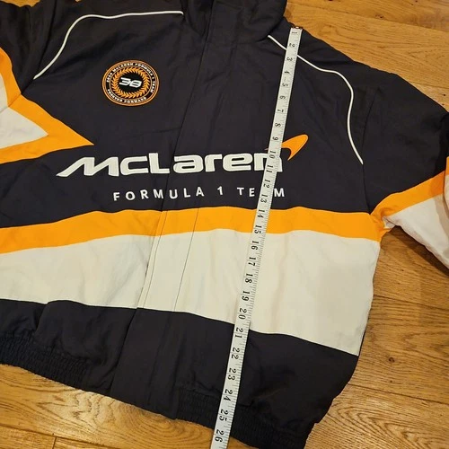 McLaren Formula 1 Team Jacket Mens Medium Black Racing Formula 1 image 13