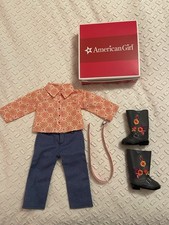 American Girl Saige  s Parade Outfit Saige Clothes Boots New In Box 2013