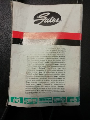 9PK1638 GATES Drive Belt Micro-V Multi Ribbed Belt 98416ES Extra Service - Foto 6 di 7