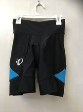 NWT Pearl iZUMi W Select Pursuit Tri Black Blue Cycling Shorts Women s Size S