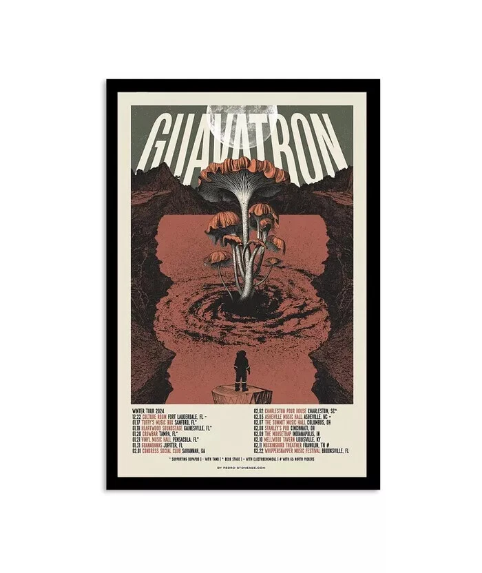 Poster Guavatron Winter Tour 2024
