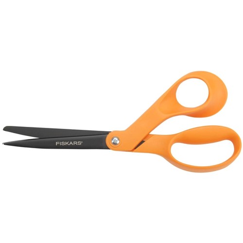 Ciseaux Fiskars 20 Cm à Lames Anti-adhésives - Manche Ergonomique - Neuf
