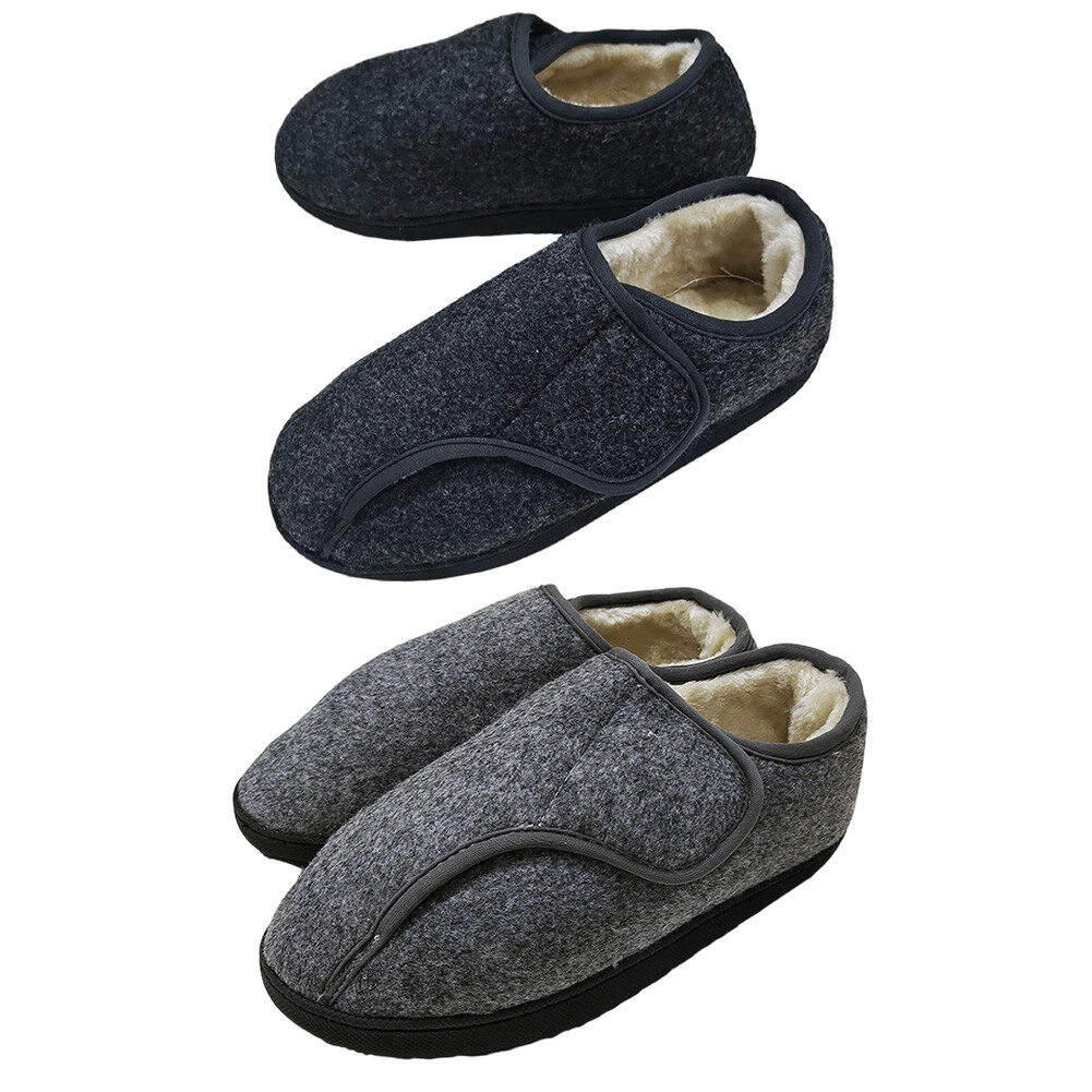 SAOLA Pantofole Diabetiche Uomo Donna Scarpe Edema Suola Antiscivolo per Piedi Gonfi