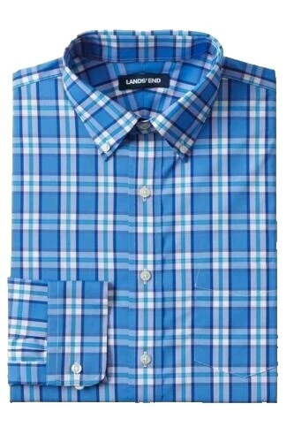 Camisas informales con botones para hombre Lands' End de poliéster