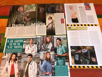 E.R ER 24 CLIPPINGS maria bello,erik palladino,parminder nagra,noah wyle 