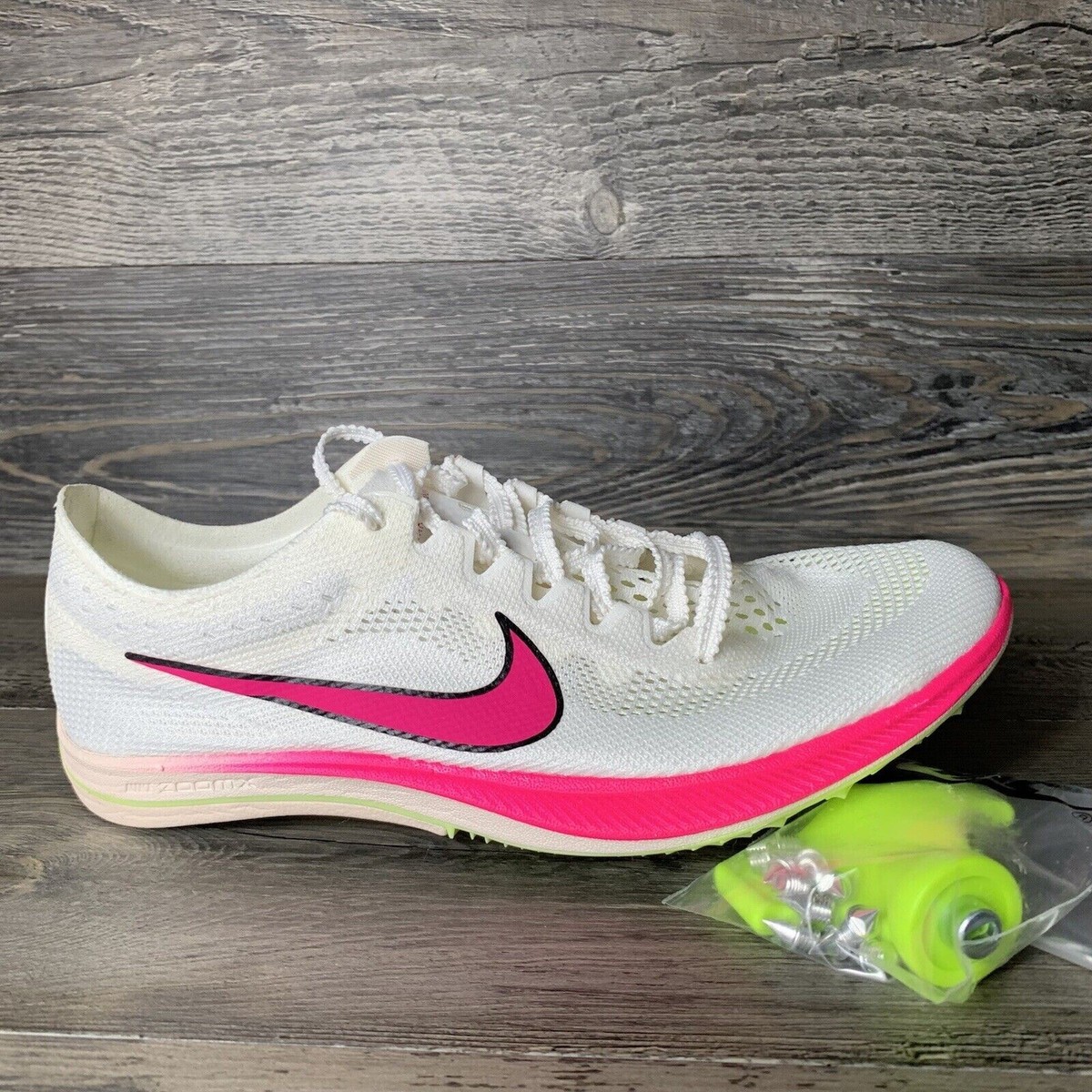 Nike ZoomX Dragonflyホワイト/ピンク24.5 Nike ZoomX Dragonfly Track Spikes Mens SIZE 15 Sail White Pink