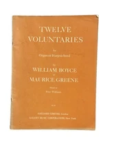 Twelve Voluntaries Organ Harpsichord 1969  William Boyce Maurice Greene Galaxy