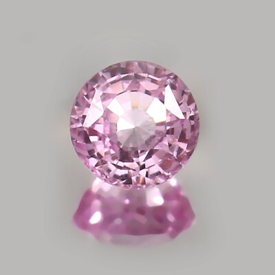 Super Wunderschönes Natürlich Ceylon Rosa Saphir Lose Rund Edelstein Schnitt