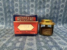 1949-1953 Ford & Mercury V8 NORS Brass Std Temp Thermostat 1950 1952 USA MADE