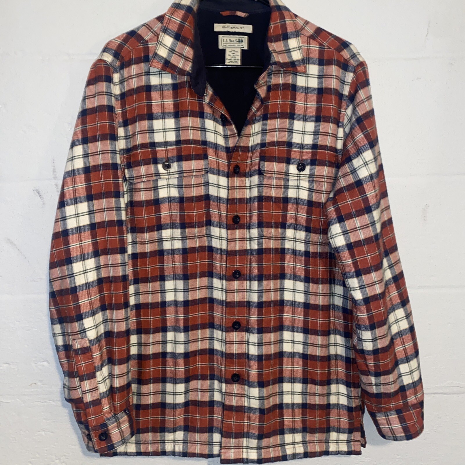 ll bean cotton jacket small regular - image 3