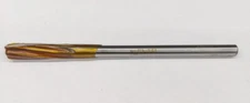 27/64" Chucking Reamer HSS Spiral Flute Straight Shank
