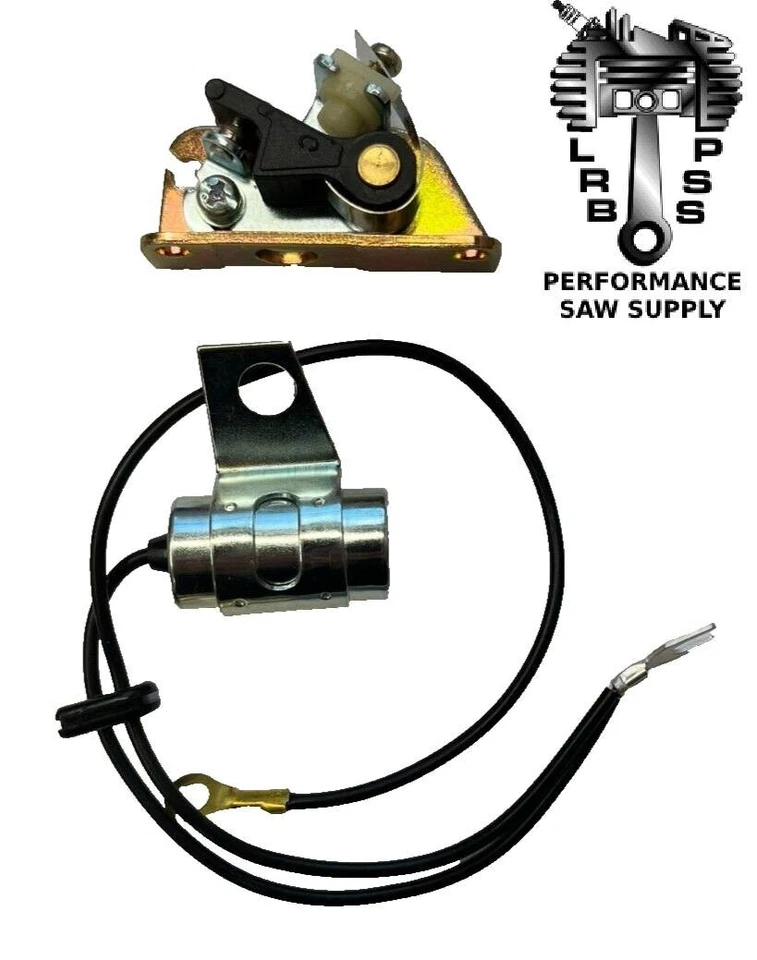 PERFORMACE SAW SUPPLY NEW POINTS & CONDENSER FIT KOHLER KT17, KT19 ENGINES REPLACES PART # 52-755-13-S