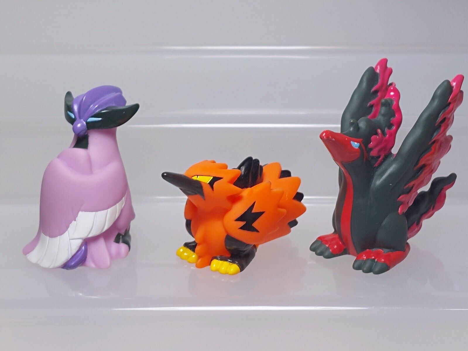 Galarian Articuno, Moltres, Zapdos A.1 Pokemon Monster T-arts Collection  Figure.