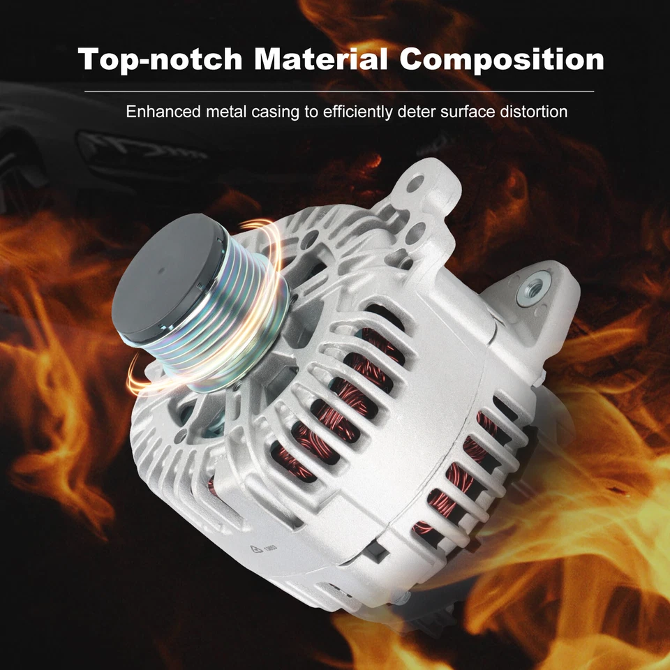 Alternator 13853 Fit For AUDI TT 2000 2001 2002 2003 2004 2005 2006 1.8L 3.2L US - Imagem 2 de 4