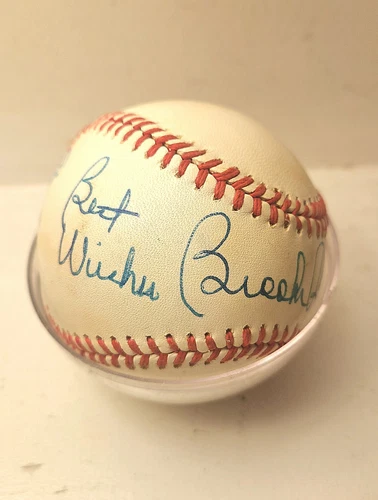 Brooks Robinson Best Wishes Signed American League B Brown Baseball Autographed