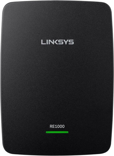 Linksys RE1000-EU Wireless-N Range Extender, Schwarz Verstärker Von Netzwerk